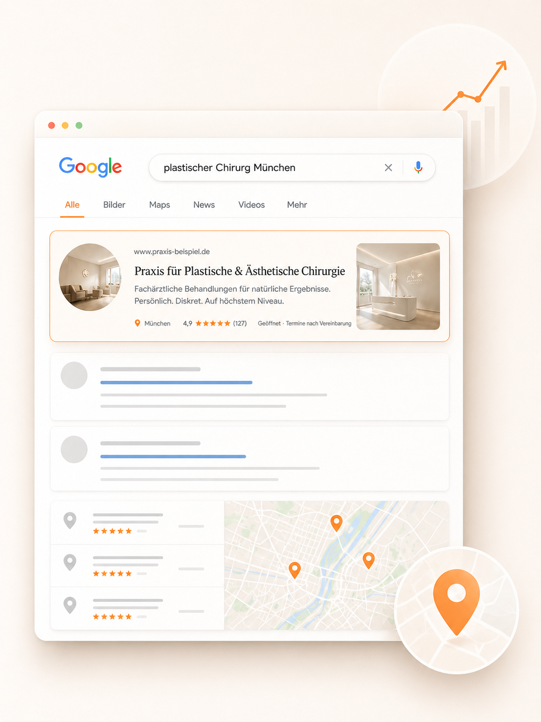 Regionale Suchmaschinenoptimierung – Local SEO Sichtbarkeit bei Google und Google Maps